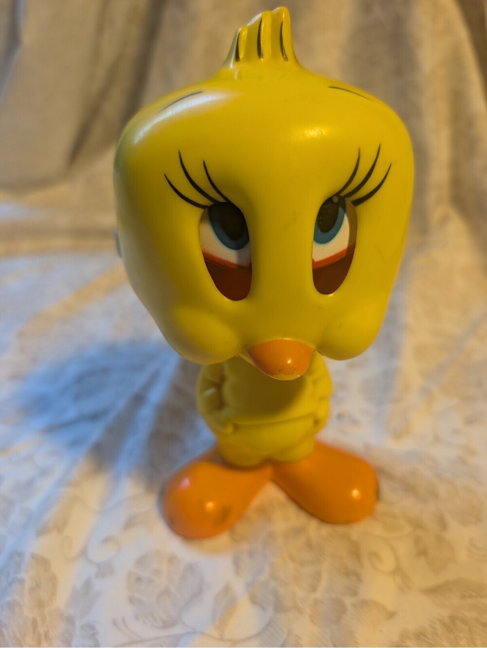 Vintage Tweety Bird Talking Action Figure with Flip up Mask